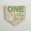 One Silly Goose Banner, First Birthday Decorations, Silly Goose Birthday, High Chair Banner, One Banner, Cake Smash Decorations
