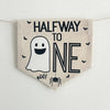 Halloween Half Birthday Party Decorations, Ghost 6 Month Birthday, Spider High Chair Banner, Boo Sign, Halloween Theme Decor