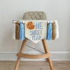 Cookie 1st Birthday Party Decorations, Milk and Cookies First Birthday Decor, Chocolate Chip Cookie High Chair Banner, One Sweet Year Sign