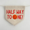 Half Birthday High Chair Banner, Pizza Party Birthday Decorations, Pizza 6 Month Tassel Banner, Cake Smash Props