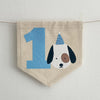 Dog Birthday Decorations, Baby First Birthday, Puppy Decorations for Party, High Chair Banner, Let's Pawty, One Banner, Tassel Garland