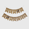 Horse Party Decorations, Horse Riding Birthday Party, Burlap Banner, Racing Watch Party, Off To The Races Banner, Graduation Decorations
