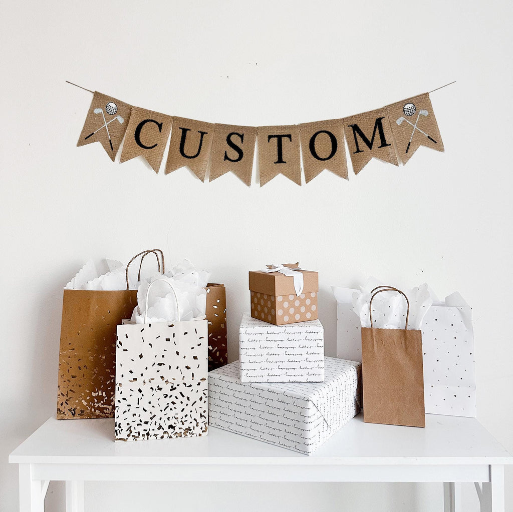 Golf Party Decorations | Golf Banner | Hole in One 1st Birthday | Custom Banner | Baby Shower Decor | Retirement Party Decor