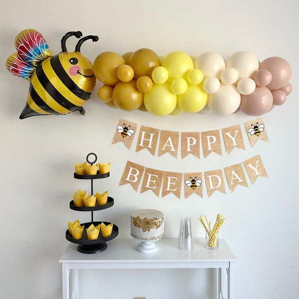 Bumblebee Birthday Party Decorations | Happy Bee Day Party Kit