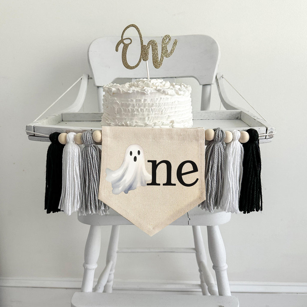 First Birthday Decorations, Spooky One, High Chair Banner, Halloween Birthday Party, Baby First Birthday, Halloween Party Themes