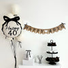 40th Birthday Decorations | 40th Birthday Balloons | Coquette Bow | Bow Party Decorations