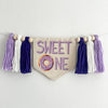 Donut 1st Birthday Party Decorations, Sweet One First Birthday, Purple Doughnut High Chair Banner, Confetti Birthday Sign, Donut Grow Up