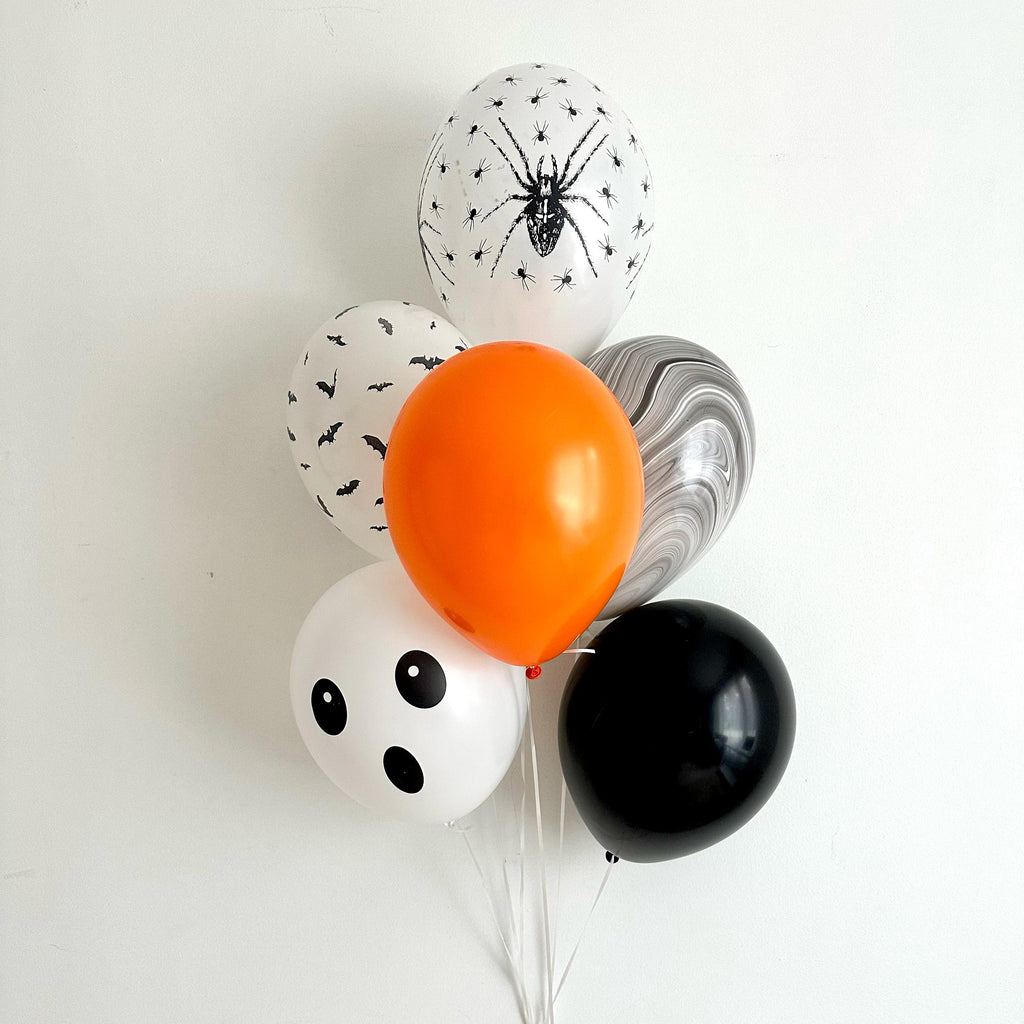 Black & Orange Halloween Balloon Bouquet
