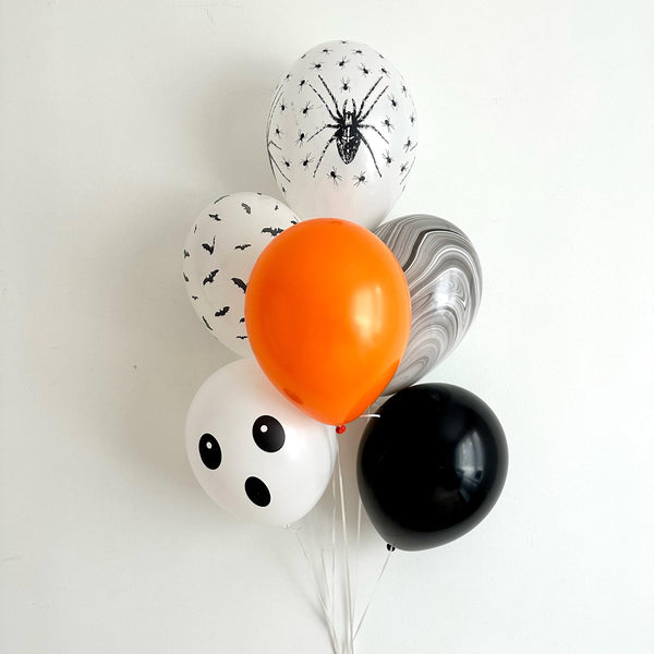 Black & Orange Halloween Balloon Bouquet