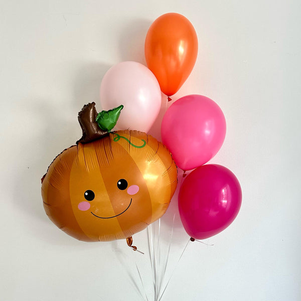 Orange Little Pumpkin Balloon Bouquet | Halloween Party Decorations