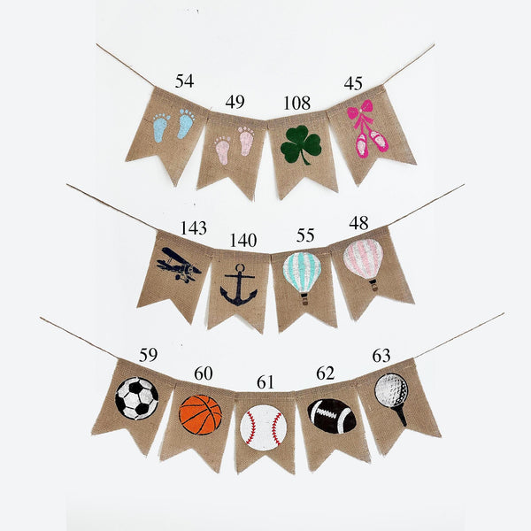 Personalized Baby Shower Decorations | Baby Name Banner | Custom Baby Shower Banner