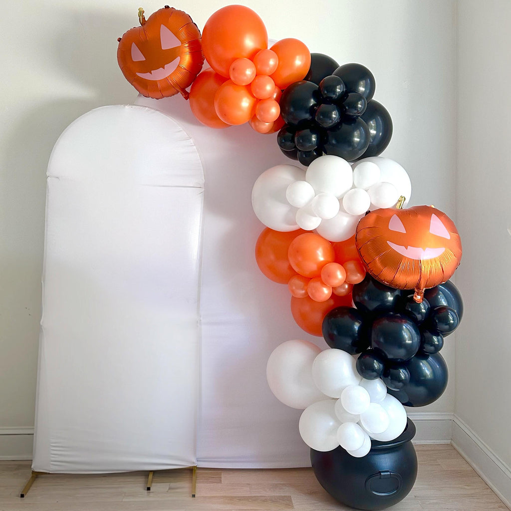Halloween Party Decorations | Halloween Balloon Arch | Pumpkin Balloons | Fall Baby Shower Decorations | Little Pumpkin Baby Shower
