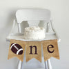 Football 1st Birthday Decorations | Baby Boy First Birthday | 1st Year Down | High Chair Banner | Football 1st Birthday | Rookie Of The Year