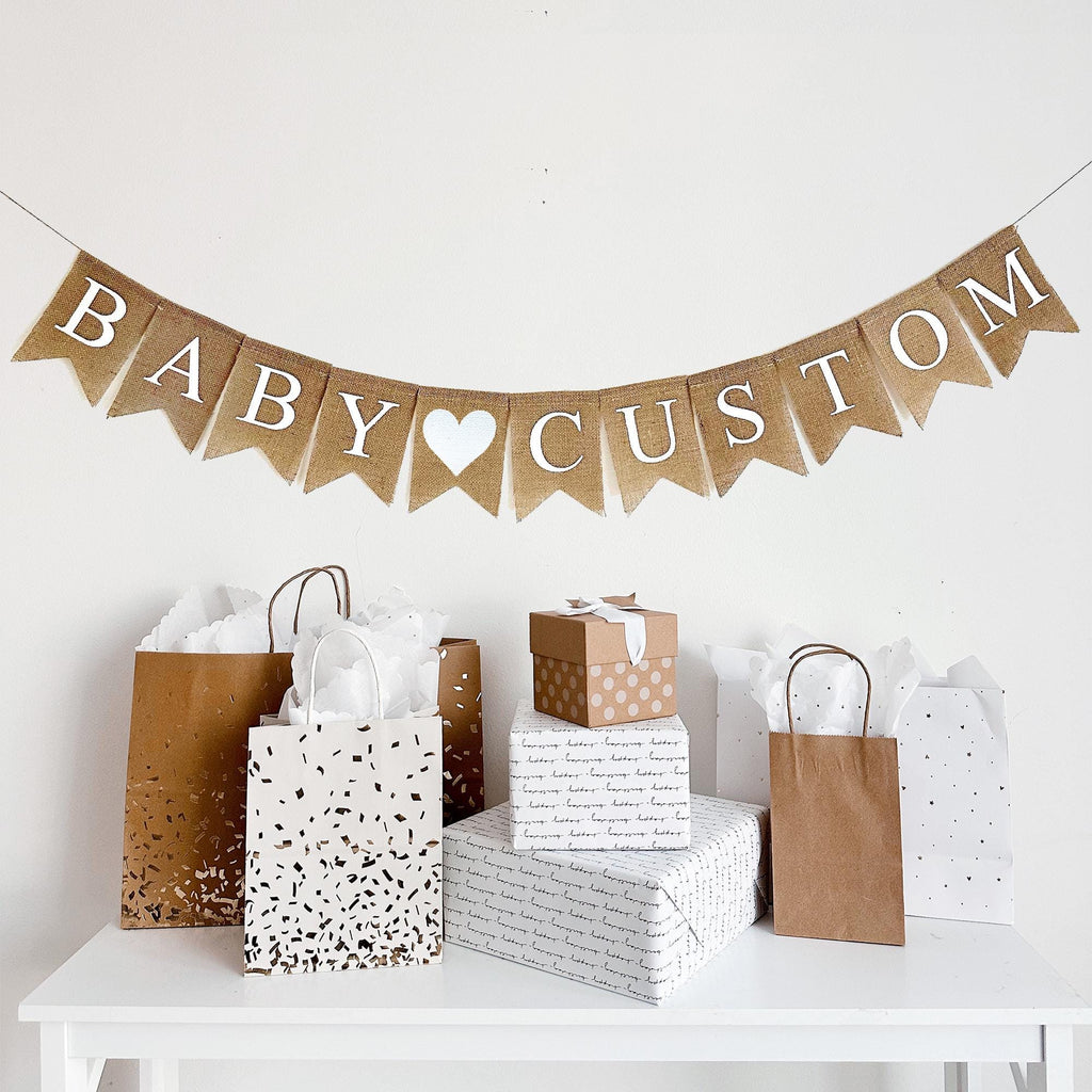 Baby Boy Shower Decorations | Custom Banner | Baby Shower Decorations | Personalized Baby Banner | Gender Reveal Party | Baby Name Banner