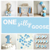 One Silly Goose | First Birthday Decorations | Boy 1st Birthday | Silly Goose Birthday Party Kit | Vintage Goose Party