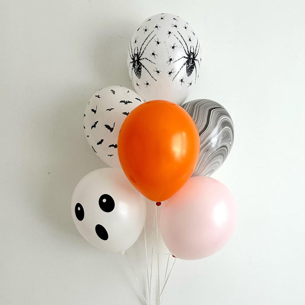 Pink & Orange Halloween Balloon Bouquet