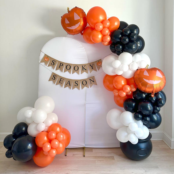 Halloween Party Decorations | Halloween Balloon Arch | Pumpkin Balloons | Fall Baby Shower Decorations | Little Pumpkin Baby Shower