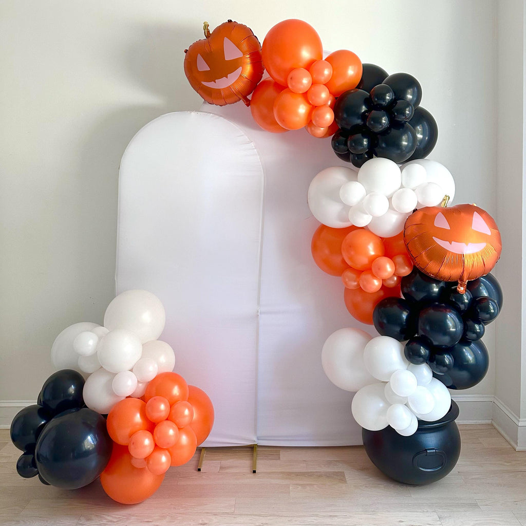 Halloween Party Decorations | Halloween Balloon Arch | Pumpkin Balloons | Fall Baby Shower Decorations | Little Pumpkin Baby Shower