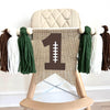 Football Birthday Decorations | Boy 1st Birthday | Football Party Decor | High Chair Banner | 1st Birthday Party | Cake Smash Decor
