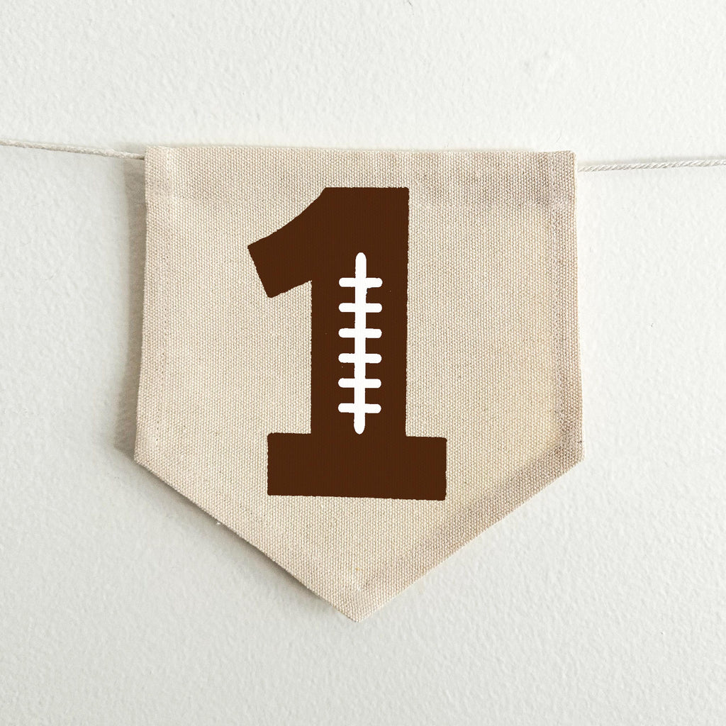 Football Party Decorations | 1st Birthday Party | Sports Banner | High Chair Decorations | Baby Boy First Birthday | Cake Smash Decor