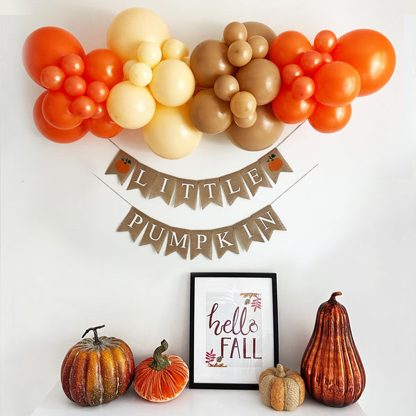 Fall Baby Shower Decorations | Little Pumpkin Banner | Fall Birthday Party Decor | Pumpkin Birthday Party | First Birthday Decor