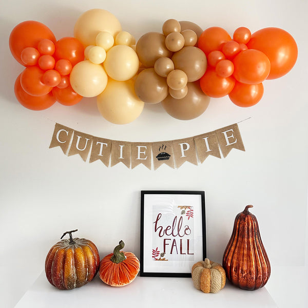 Fall Baby Shower | Cutie Pie Baby Shower | October Birthday | Fall Party Decor | Sweet As Pie Party | First Birthday Party Decorations