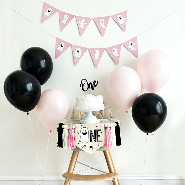 Halloween Birthday Party | Halloween First Birthday | One Banner | High Chair Banner