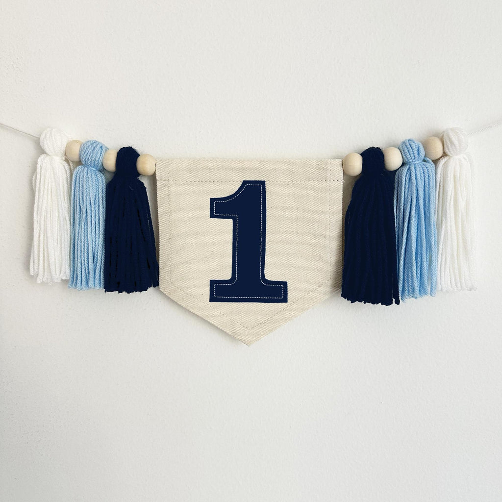 Personalized First Birthday | Boy 1st Birthday | First Birthday Decorations | Neutral First Birthday | Highchair Banner | Cake Smash Decor