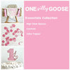 One Silly Goose 1st Birthday | Girl Party Decorations | First Birthday Party | Pink Balloon Arch | 12 Month Photo Banner | Goose Party Kit