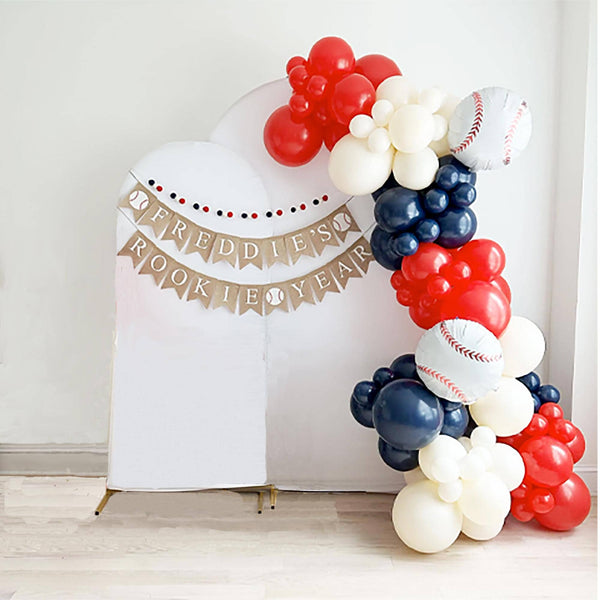 Rookie Year Birthday | Custom Baseball Party | Rookie Of The Year | Baseball First Birthday | Baseball Balloons | Vintage Baseball Birthday