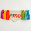 First Birthday Decorations, Uno High Chair Banner, Fiesta Party Decorations, Cinco de Mayo Birthday, One Banner, Cake Smash Pennant