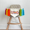 First Birthday Decorations, Uno High Chair Banner, Fiesta Party Decorations, Cinco de Mayo Birthday, One Banner, Cake Smash Pennant