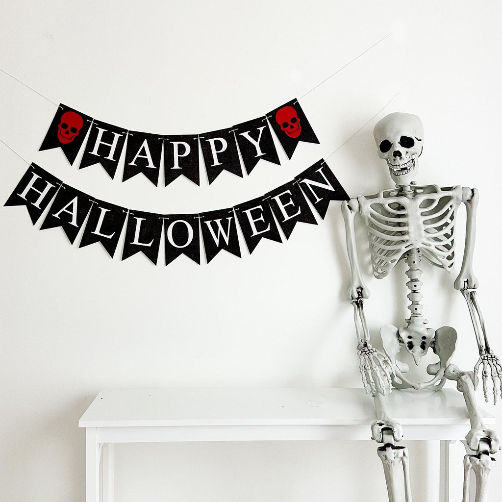 Halloween Decor, Card Stock Happy Halloween Banner