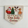 Christmas First Birthday | Jolly Goose Birthday | Silly Goose First Birthday | Fun Christmas High Chair Banner | Cake Smash Props