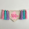 First Birthday Decorations | Custom Banner | Girl 1st Birthday | Personalized High Chair Banner | Cake Smash Prop | One Banner