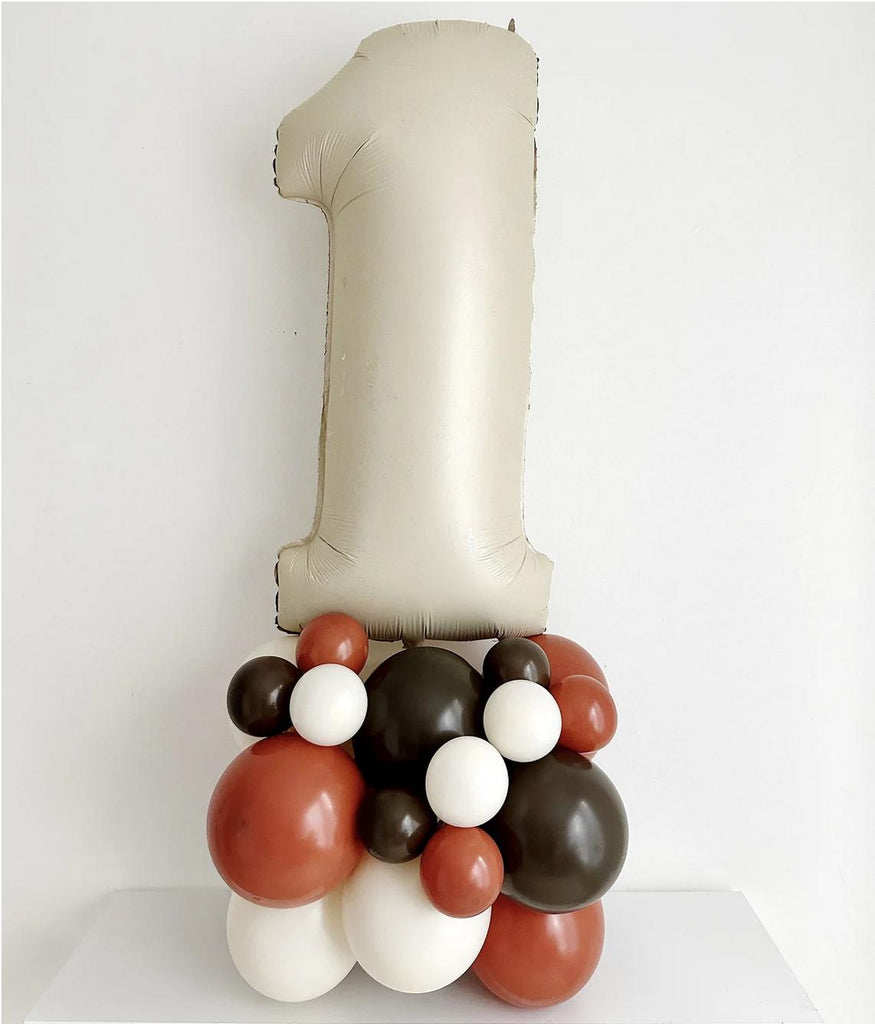 Cookie First Birthday Balloons, One Sweet Cookie Balloon Tower, Cute Cookie 1st Birthday Balloons, Cookie Party Birthday Balloons