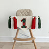 Classic Christmas Birthday, Tartan Plaid 1 Sign, First Birthday Decorations, One Banner, High Chair Banner, Cake Smash Props