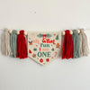 Oh What Fun 1st Birthday, Christmas First Birthday, One Banner, High Chair Banner, Cake Smash Props, One Year Old Party