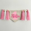 First Birthday Decorations | Custom Banner | Girl 1st Birthday | Personalized High Chair Banner | Cake Smash Prop | One Banner
