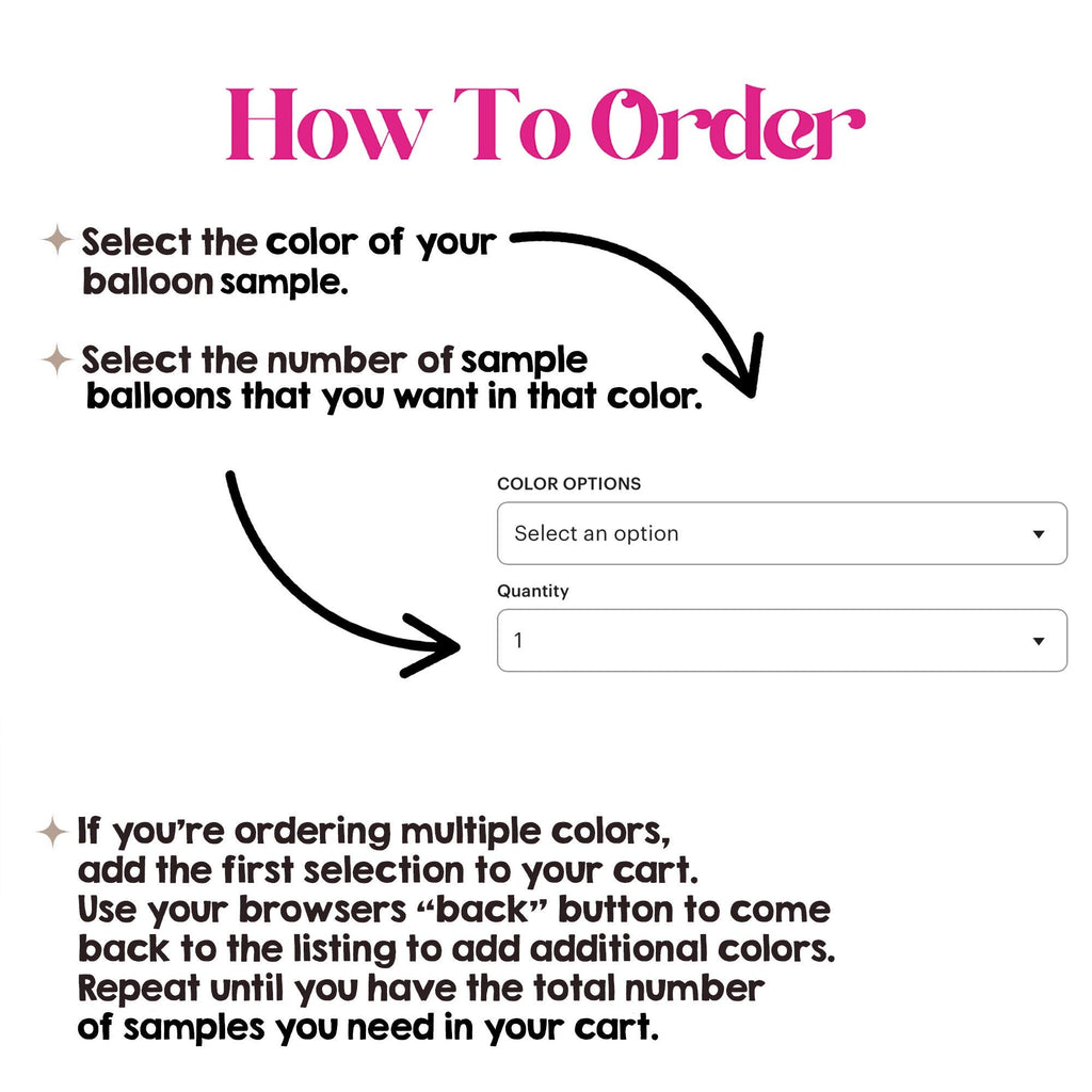 Sample Balloon Colors | Order A Sample Color