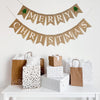 Merry Christmas Banner | Holiday Mantel Decorations | Rustic Christmas Decor
