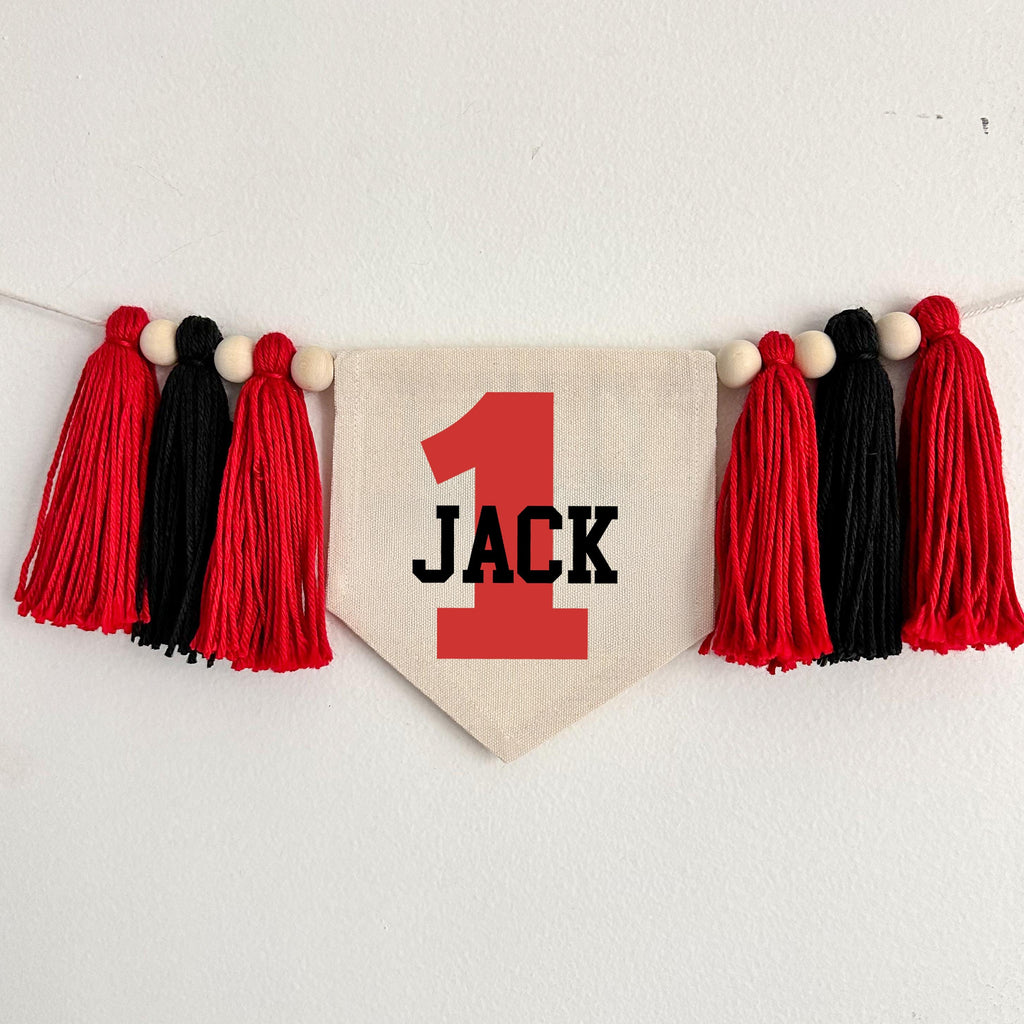 First Birthday Decorations | Custom 1st Birthday Decor | Boy 1st Birthday | High Chair Banner | One Banner | Cake Smash Prop