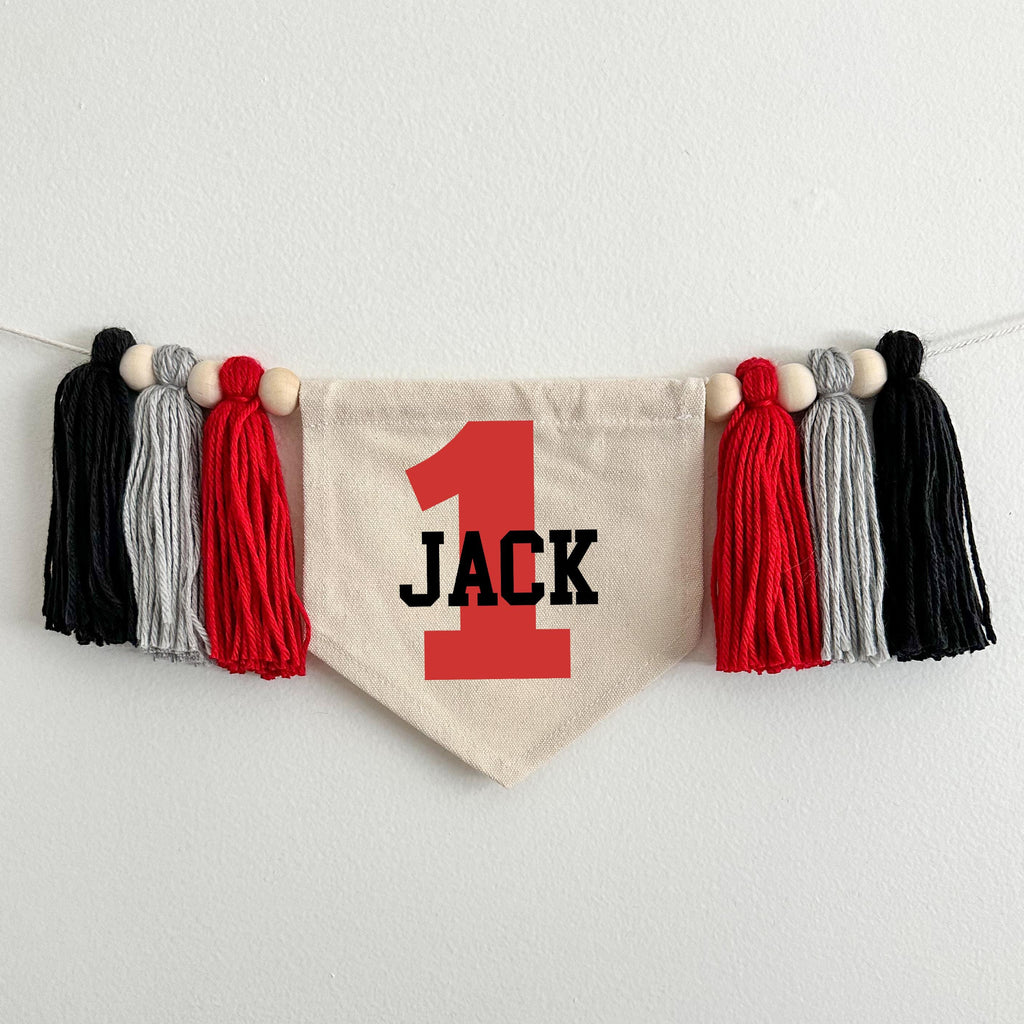 First Birthday Decorations | Custom 1st Birthday Decor | Boy 1st Birthday | High Chair Banner | One Banner | Cake Smash Prop