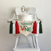 Christmas First Birthday | Personalized First Birthday | rReindeer 1st Birthday | High Chair Banner | Cake Smash Props