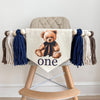 Teddy Bear First Birthday | Highchair Banner | Beary First Birthday | Boy Party Decorations | Cake Smash Prop