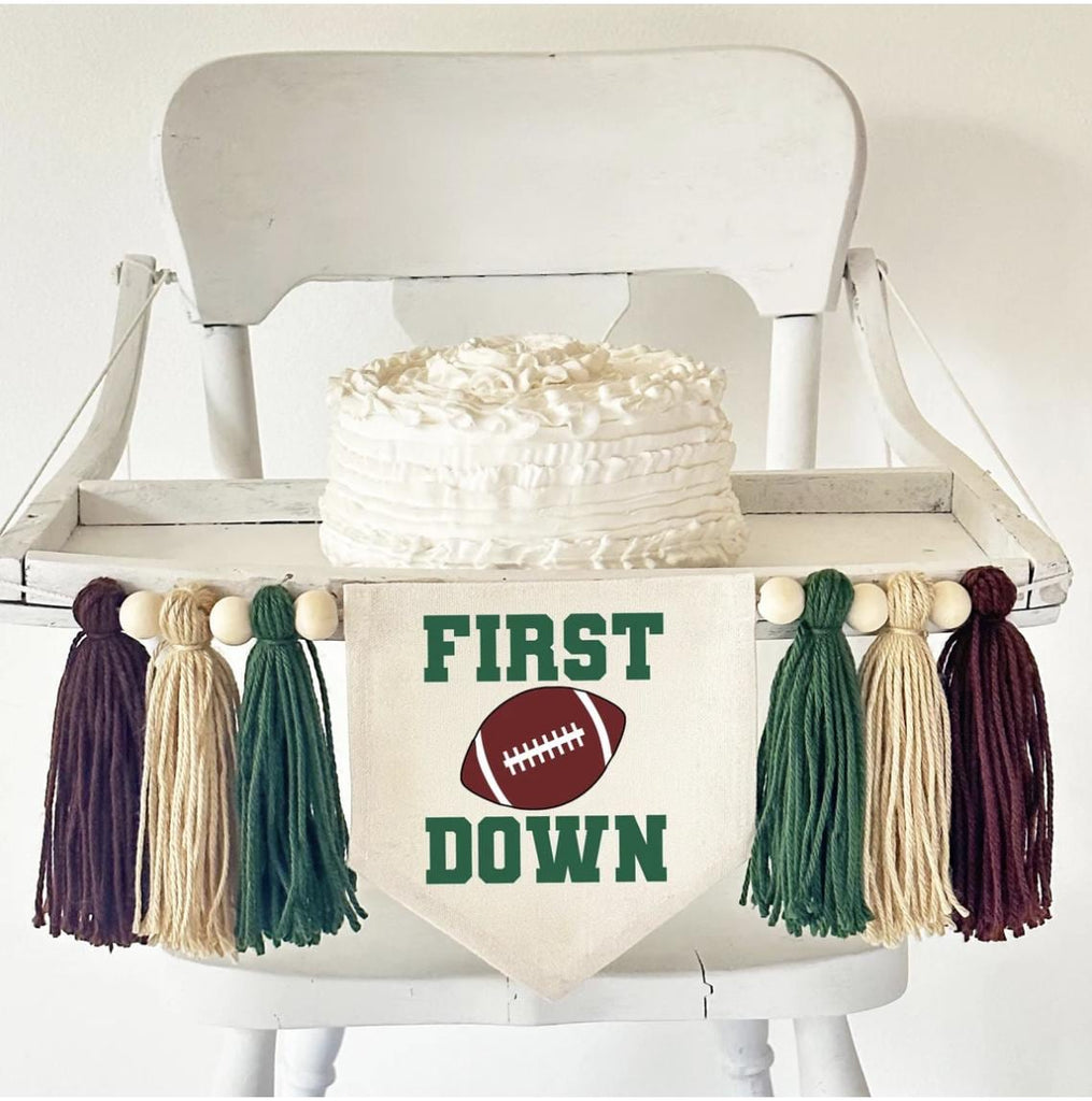 First Year Down Birthday | Football First Birthday | Boy First Birthday Kit