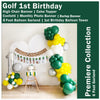 Golf Birthday 1st Birthday Bundle | Hole in One Party | Highchair Banner | Boy Party Decor | Golf First Birthday | Mastered First Year