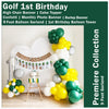 Golf Birthday 1st Birthday Bundle | Hole in One Party | Highchair Banner | Boy Party Decor | Golf First Birthday | Mastered First Year