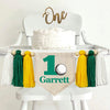Golf 1st Birthday Party Decorations | Personalized Golf Banner | Custom Hole in One High Chair Decoration | Sports First Birthday Party