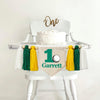 Golf 1st Birthday Party Decorations | Personalized Golf Banner | Custom Hole in One High Chair Decoration | Sports First Birthday Party